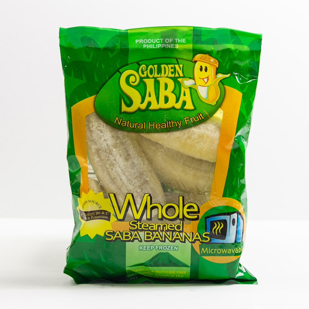 Whole Steamed Saba Bananas