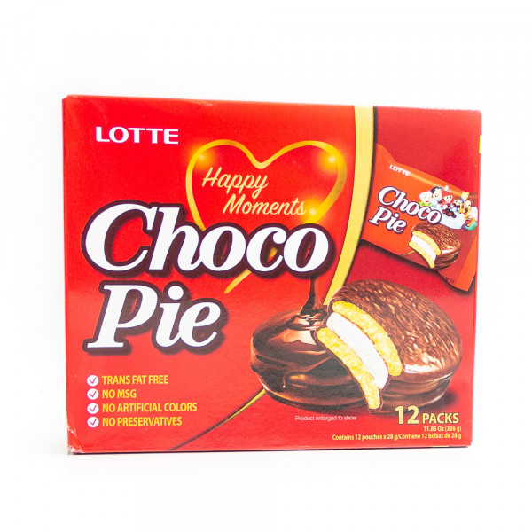 LOTTE Choco-pie Cacao 336g