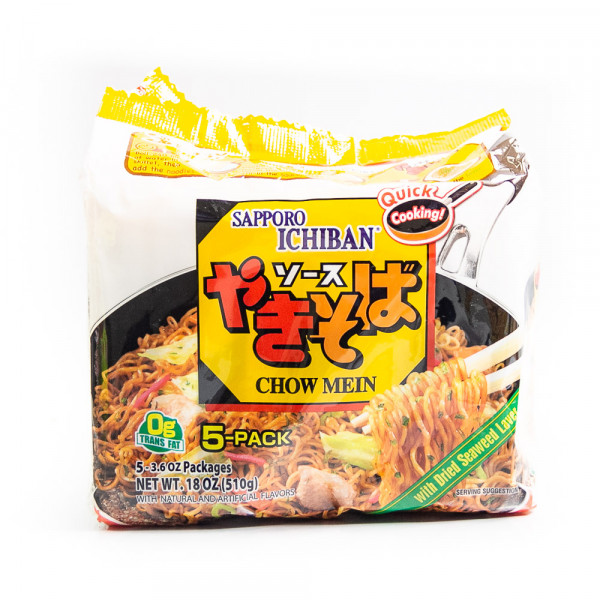 Sapporo Ichibain Japanese Style Noodles (chow mein) - 5*100 g